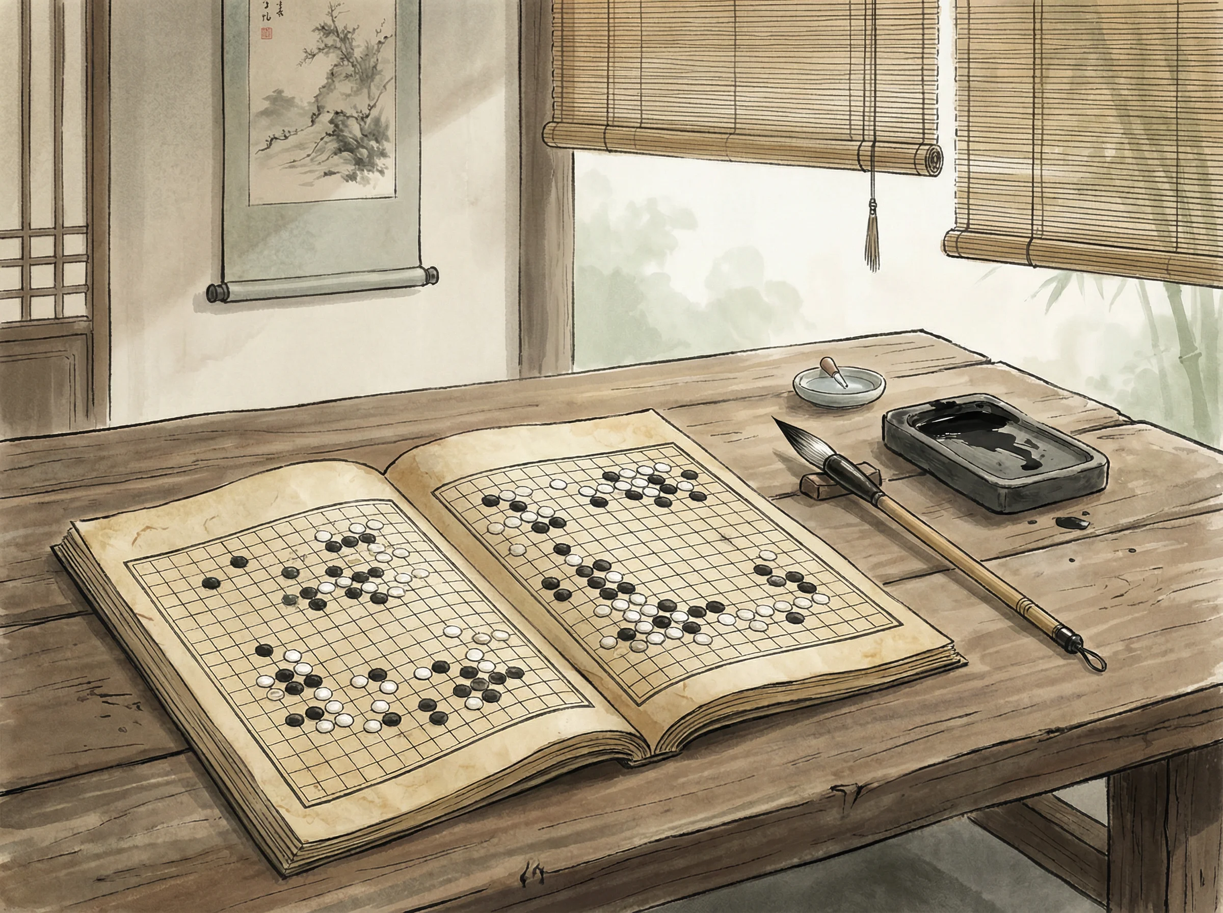 古籍《弈理指归图》封面，探索 天元棋牌 奥秘